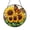Acrylic 3.5 Inch, variant on Golden Sunflower Faux Stained Glass Window Decor2101