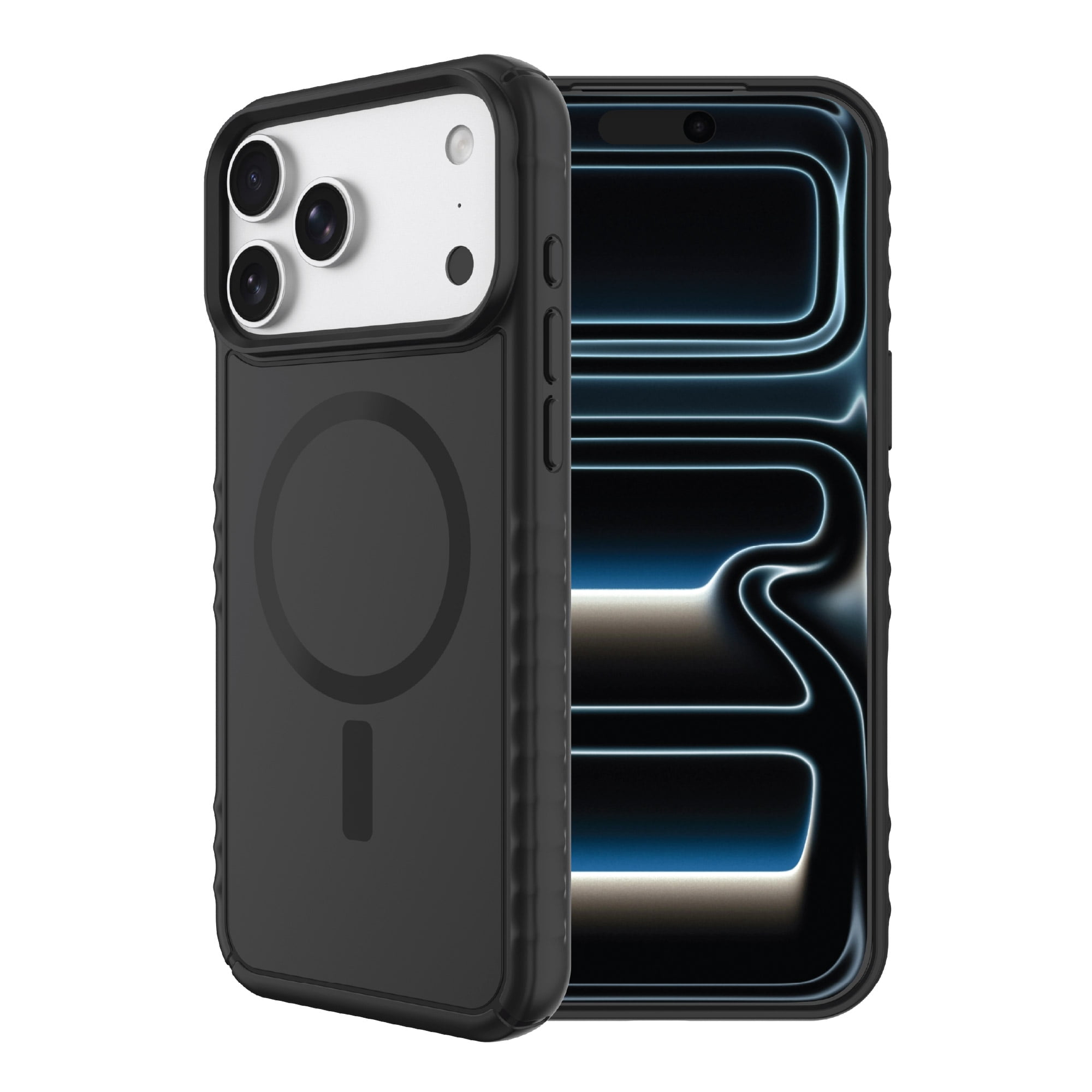 onn Protective Gel Phone Case for iPhone 18 Pro Max / 17 Pro Max, MagSafe Compatible - Black
