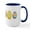 White/Navy Inside, variant on CafePress - Easter Eggs Mugs - 15 oz Ceramic Large White Novelty Mug