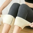 thumbnail image 7 of yoeyez Leggings for Women,Warm Fleece Lined Leggings Winter Thick Thermal Tight Elastic Workout Yoga Trousers Wool Pants, 7 of 7