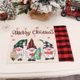 thumbnail image 5 of Ensemble de 10 Napperons Isolants de Noël Napperons Rustiques Vintage Lavables, 5 of 5