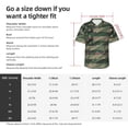 thumbnail image 6 of Lsque Jungle Green Camo USA Flag pattern Hawaiian Shirt for Men, Unisex Summer Beach Casual Short Sleeve Button Down Shirts-Medium, 6 of 9