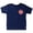 Blue, variant on YAYUBA Cute Girls Shirts Graphic T-Shirts Round Neck Back To School Short Sleeve T Shirts Comfy Gentleman Tops Preppy Children's Shirts, 9-10 Years, Pink