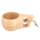 thumbnail image 2 of Copa de Agua de Madera ANGGREK Diseño Ergonómico 200ML Natural con Asa para Vino leche, 2 of 8