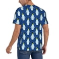 thumbnail image 2 of Uemuo Beautiful King Penguin Pattern Print Mens Polo Shirts Baseball T-shirt Performance Short Sleeve Golf Shirt Moisture Wicking Athletic Casual Collared T-Shirt-4X-Large, 2 of 7