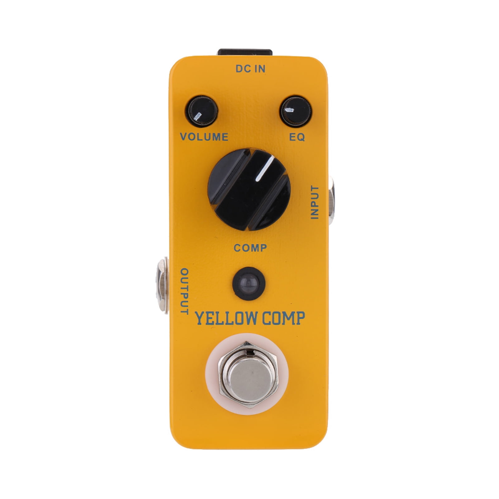 Effect Pedal Guitar Yellow Comp Micro Mini Optical Compressor Effect Pedal for Electric Guitar True Bypass