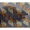 thumbnail image 4 of oneOone Viscose Chiffon Fabric Leaves Block Printed Fabric 1 Yard 42 Inch Wide, 4 of 4