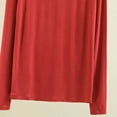 thumbnail image 3 of Trikvn Women's Long Sleeve T-Shirts Basic Crewneck Slim Fit Tops Casual Solid Undershirts Flattering Lightweight Spring Fall Everyday Wear Workout Layering Shirts, 3 of 8