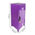 thumbnail image 2 of Langgg Petit Meuble de Rangement Vertical pour Maquillage, Meuble à Dossiers pour Coton, Entrée, Violet, 2 of 8
