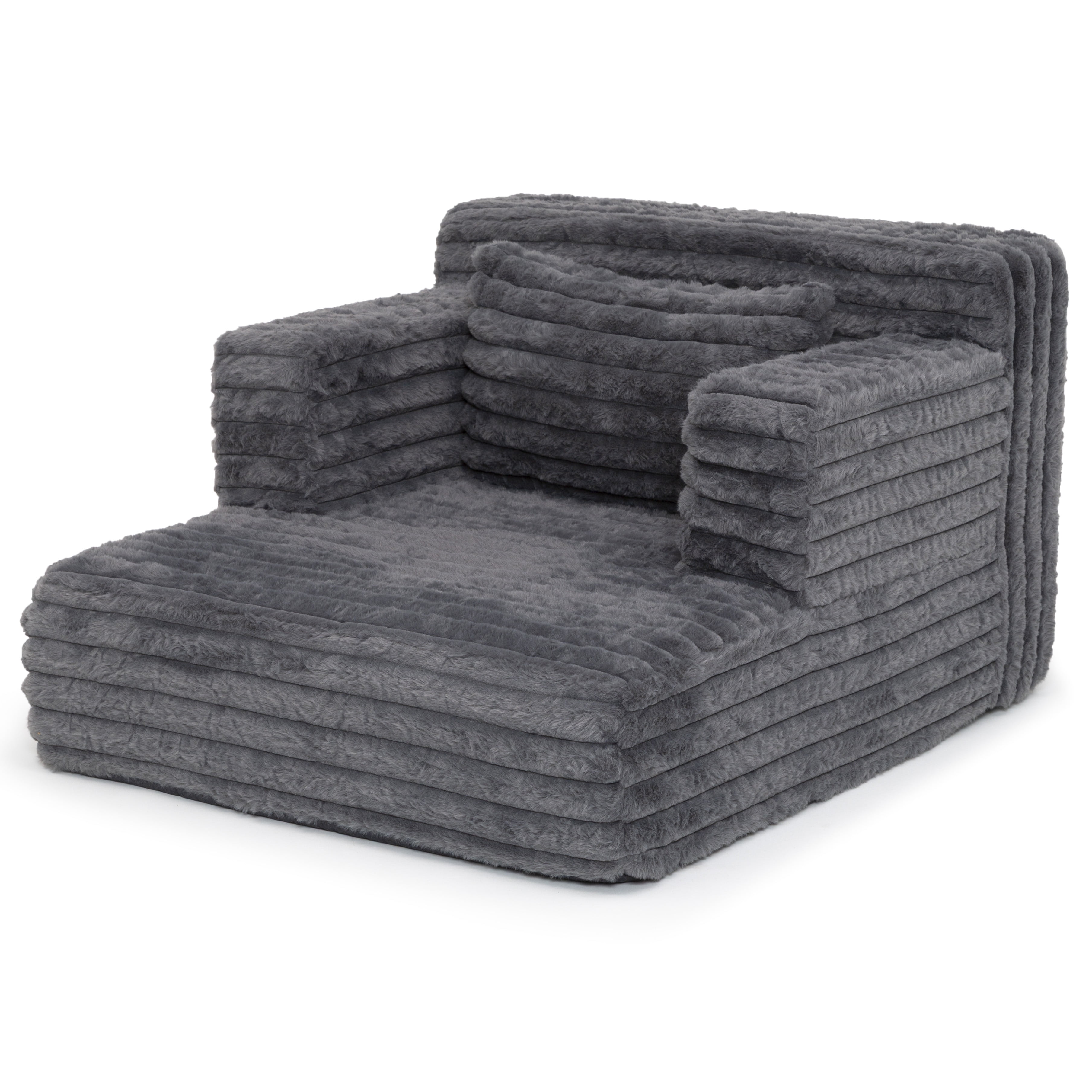 Delta Children Cozee Chaise Bedtime Lounger Chair, Midnight