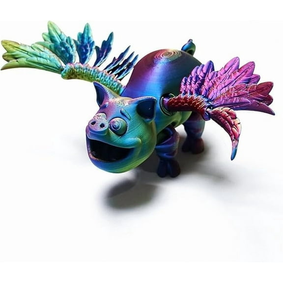 3D Printed Fliggy Toys,Articulated Pig Models,Flexible Joint Animal lacertid Figurines, Stress Relief, Fidget restlessness, ADHD Toys, Surprise Fantasy Gifts