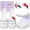 30ML Base&Top Coat Kit with Lamp, variant on Saviland Nail Tip and Glue Gel Kit with Gel Nail Polish - Acrylic Gel x Nail Kit with 240Pcs Long Coffin Nail Tip, Nail Glue Gel,Base & Top Coat and Mini Nail Lamp