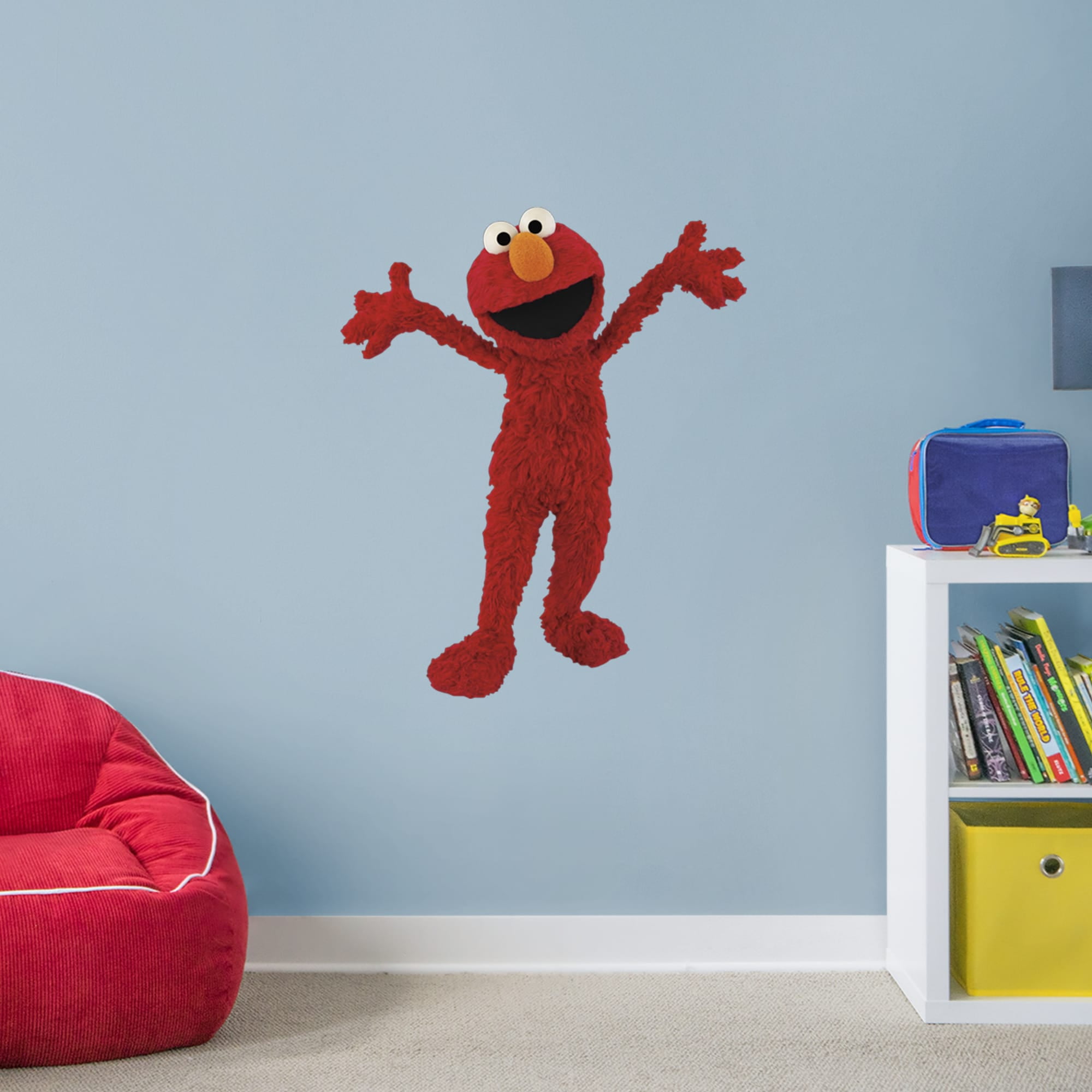Fathead Elmo LifeSize Officially Licensed Sesame Street Removable