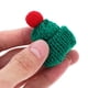 thumbnail image 3 of KAKOWELY 1 juego de mini gorro de punto navideño y mini bufanda, adornos para árbol de Navidad, bonito accesorio de ropa para muñecas., 3 of 5