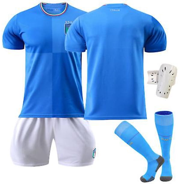 16Bule AMen's and Women's Soccer Uniforms Set Chiesa 14 # Immobile 17 # Children's Sport Running Jersey Equipo de fútbol juvenil Jersey Traje para niños y niñas esquí esquí Gafas de esquí