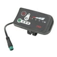 thumbnail image 2 of Electric Bike Modification Display Meter with LED Power Display Panel and Waterproof 5p Male Plug for 22.2mm Handlebars-Yvan, 2 of 4