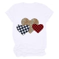 thumbnail image 6 of Ichuanyi Womens Tops, Summer Women's Shirt Tees Funny Cute Short Sleeve Fall T Shirt Hearth Love Shirt Gift Tops Blouse Gift For Couples, 6 of 6