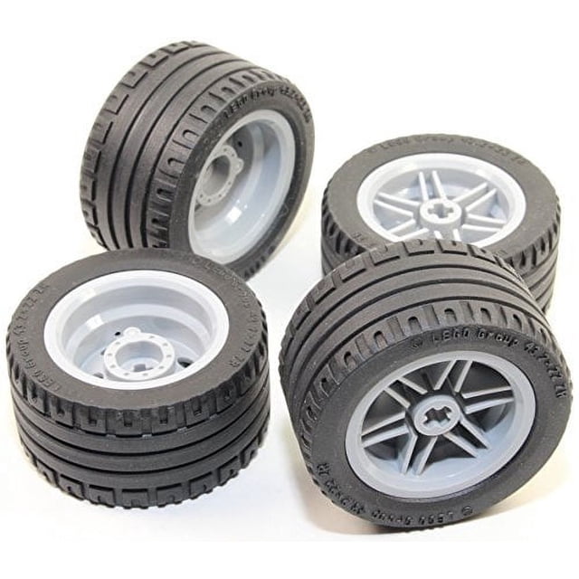 Juego de ruedas y neumáticos Technic Lego de 8 piezas para Mindstorms NXT EV3