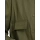 thumbnail image 5 of Chaqueta bomber de botón INSPIRE CHIC para mujer con cuello alto, de manga larga, casual y corta en color verde militar, 5 of 6
