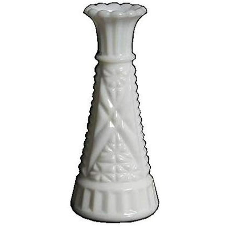 Stars & Bars Milk Glass ( 5 7/8