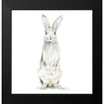 thumbnail image 2 of Pinto, Patricia 20x21 Black Modern Framed Museum Art Print Titled - Cute Rabbit, 2 of 5