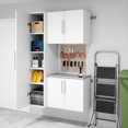 thumbnail image 4 of Prepac Black HangUps Work Storage Cabinet Set S - 3pc, 4 of 9