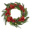 thumbnail image 2 of de Navidad de 14 pulgadas con luces s de s artificial para puerta de Decoración interior libre Gloria Corona de vacaciones, 2 of 9