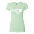 thumbnail image 2 of Wild Bobby Rooted in Christ Inspirational/Christian Women Slim Fit Junior Tee, Mint, XX-Large, 2 of 5
