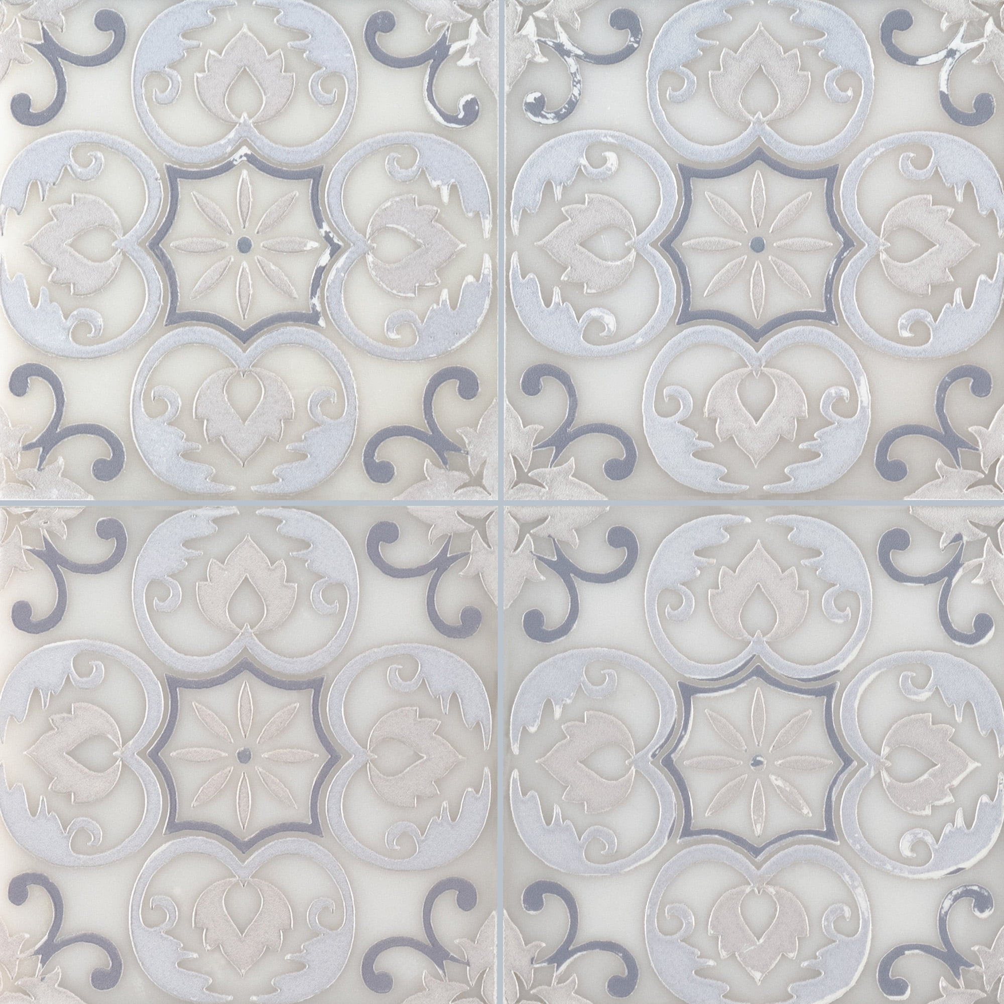 Tetris Florita Blanco 6 in. x 6 in. Polished Marble Wall Tile (5 sq. ft. / case) Tetris Florita Blanco 6 in. x 6 in. Polished Marble Wall Tile (5 sq. ft. / case)
