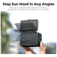 thumbnail image 2 of 2-in-1 Protective Case Cage & Light Shield Sunshade for DJI Action 5 Pro/Action 4/3, Camera Expansion Stand Mount Adapter Bracket Housing Bezel Cover Shell with Sun Hood, 2 of 10