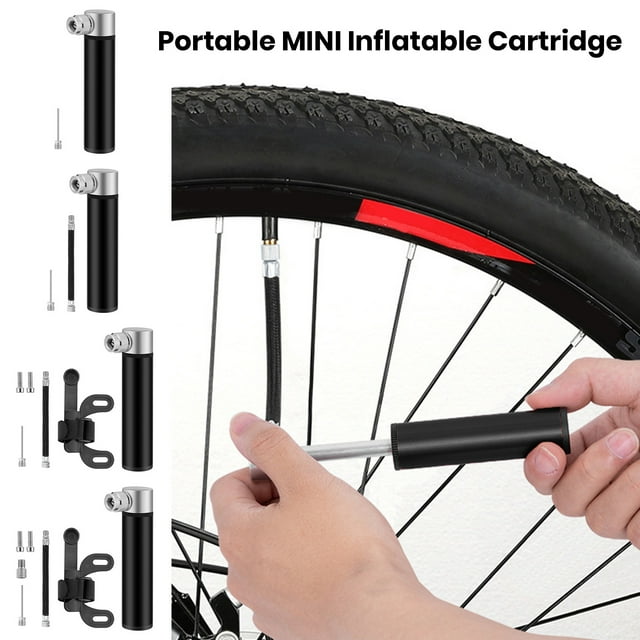 Meileang Portable Basketball Pump with Extension Needles & Nozzle Ergonomic Manual Pull Inflator System Bicycle Air Inflator for Football Volleyball Rugby Balls Swimming Ring Ball Toy