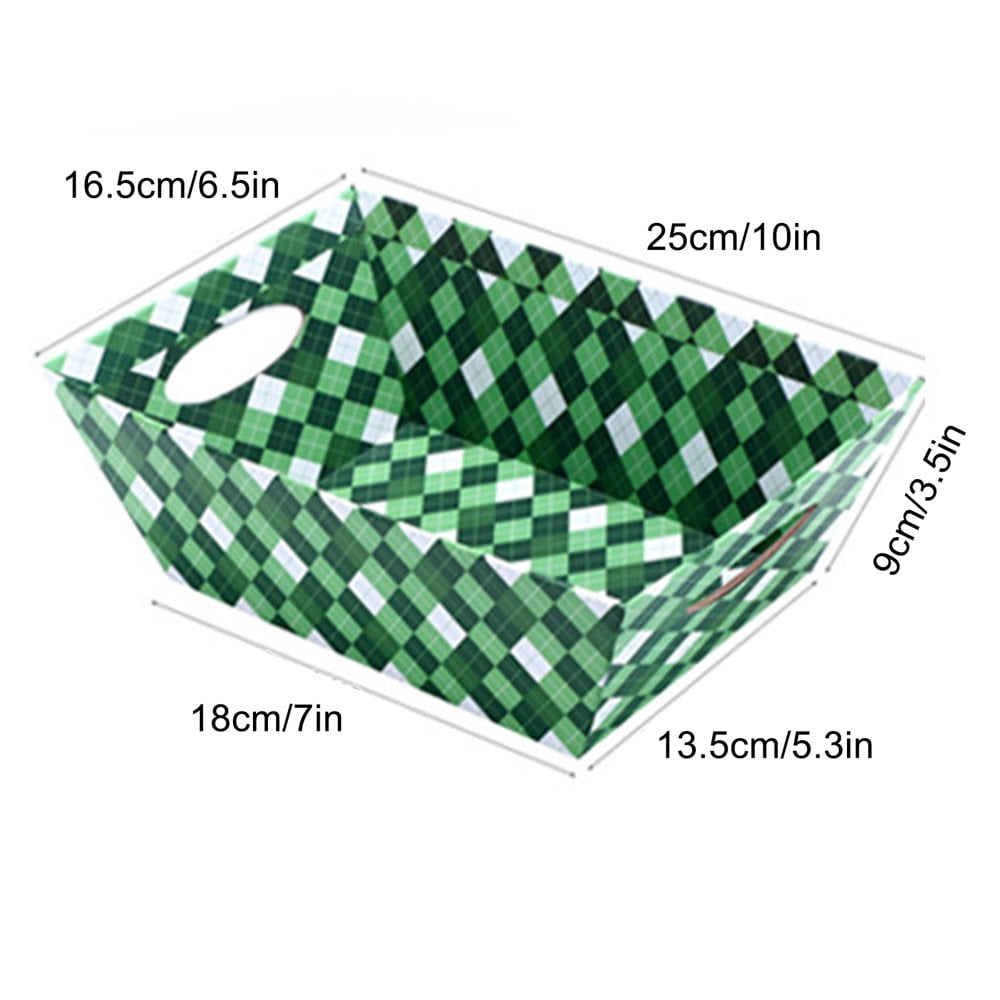 1 Panier Vide Avec 2 Sacs Transparents Et 2 Nœuds à Tirer Pour Fête Prénatale, Mariage, Anniversaire, Pâques, Remise De Diplôme (38 X 23 X 14 Cm) (café Clair