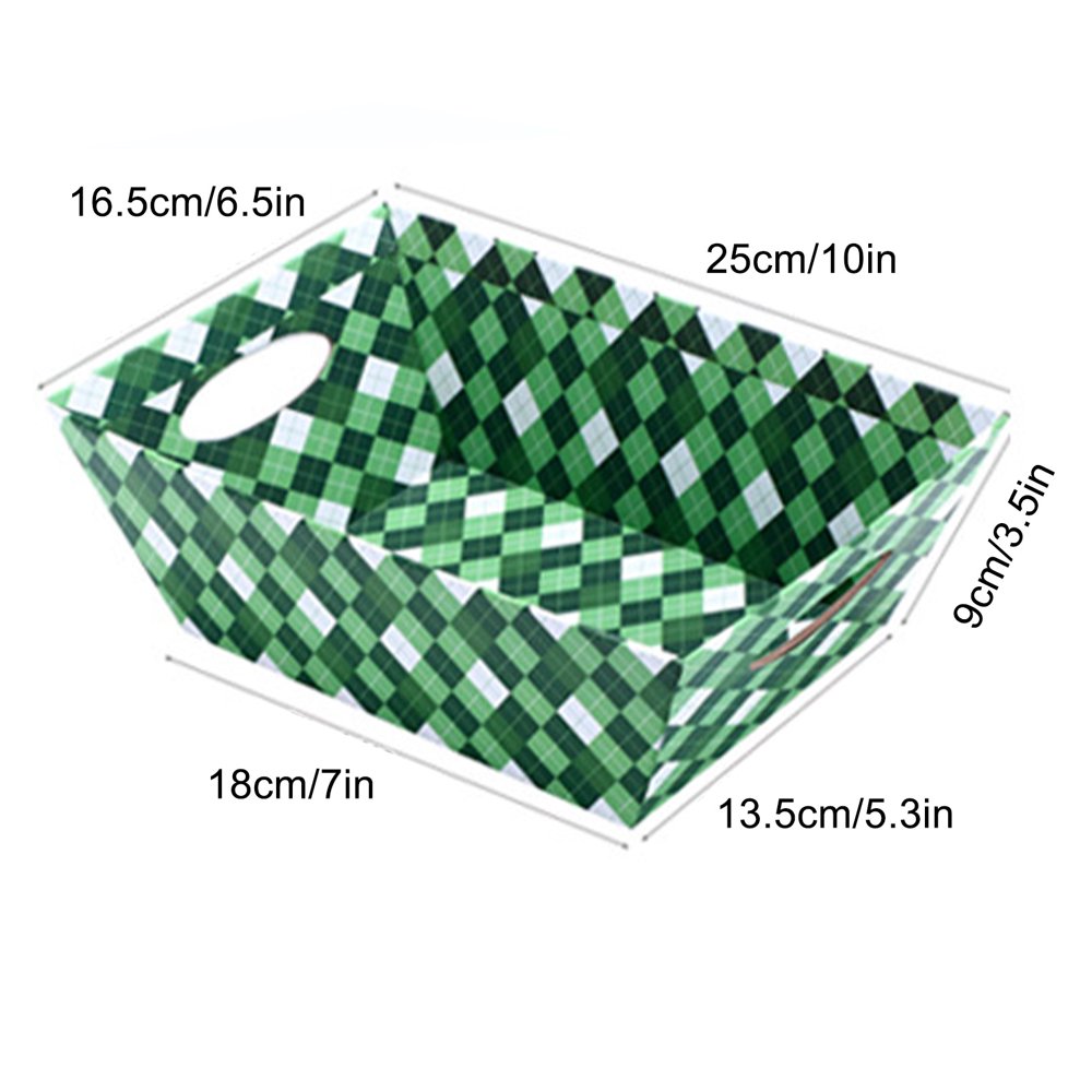 Panier Cadeau Vide à Garnir – Tressé Coton, 31x21x13 Cm – Avec 2 Sacs Cellophane Et 2 Nœuds – Pour Baby Shower, Mariage, Noël