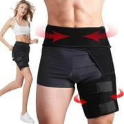 Ifcow Hip Brace Adjustable Hip Pain Groin Support Wrap Belt for Men Women Sciatica Pain Relief, Compression Brace for Pulled Muscles Suppor