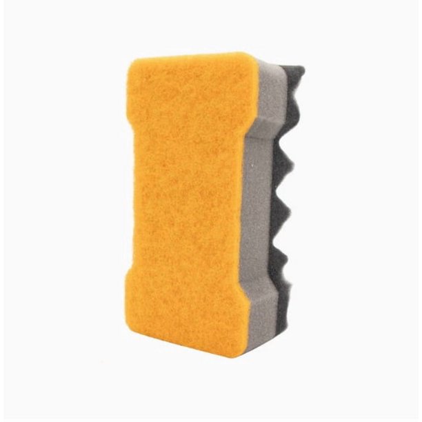 1 pieza de esponja de limpieza profesional extragrande de doble cara for lavado de autos, esponja de lavado de autos con ondas en I.