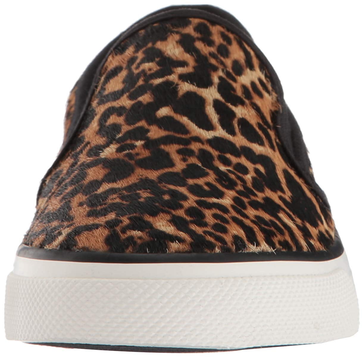 sperry leopard slip on sneakers