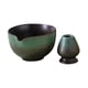 thumbnail image 5 of Cuenco japonés para matcha con soporte para batidor, taza para matcha, tazón retro para mezclar de 430 ml para verde, 5 of 9