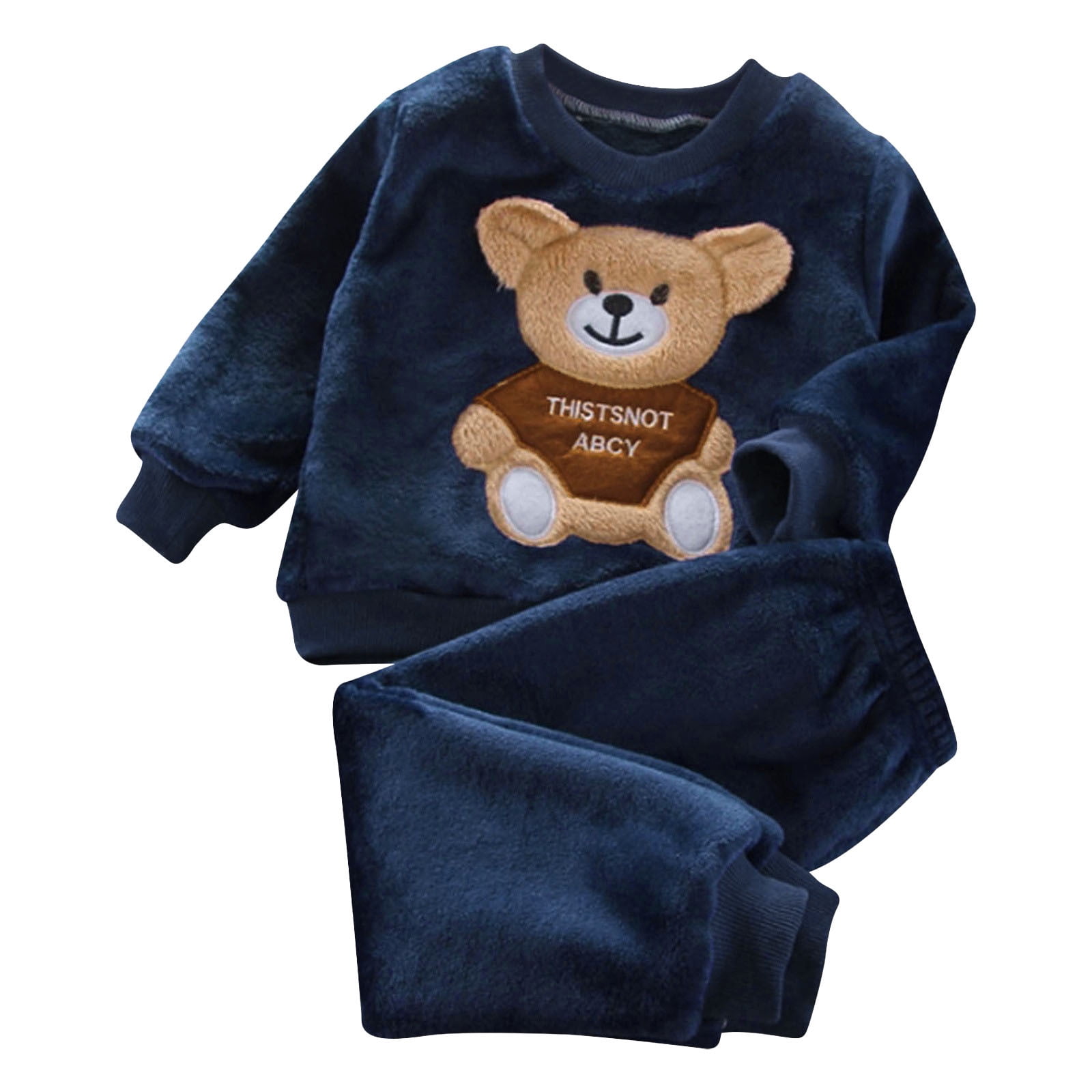 Pyjama Enfant Épais Hiver Polaire Velours Corail - Garçons Filles Chaud Et Doux