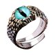 thumbnail image 4 of Joyeros para mujer, joyeros y organizadores con diseño de ojo abierto para hombre y mujer, regalo de anillo abierto, joyería de anillo., 4 of 5