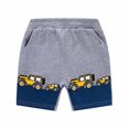 thumbnail image 1 of Pantalones cortos de verano Herrnalise para bebés y niños pequeños, pantalones cortos casuales de algodón con cintura elástica, pantalones cortos deportivos casuales, pantalones deportivos con, 1 of 8