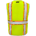thumbnail image 2 of Ironwear 1241 Class 2 Safety Vest w/ Zipper, Radio Clips & Badge Holder, 2 of 4