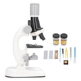 thumbnail image 1 of Kit de Microscopio para niones LED 1200X, Diapositivas de Muestras de Microscopio, Juguete Educate de Ciencia, Cumpados para Niños, 1 of 7