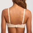 thumbnail image 3 of Womens Wirefree Molded Cup Bra,Wide Straps Full Coverage Smooth Fabric Support Complexion 44B, 3 of 4