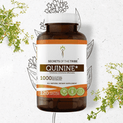Secrets Of The Tribe Quinine Capsules Dietary Supplement, Natural Herbal Capsules for Immune System Support, Quinine (Cinchona officinalis) Dried Bark, 120 Capsules