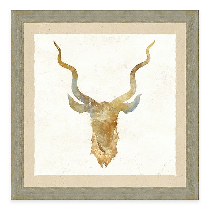 Watercolor Animal Head I Framed Art Print - Walmart.com - Walmart.com