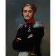 thumbnail image 3 of Jean-Baptiste Regnault 15x18 Black Modern Framed Museum Art Print Titled - Portrait of Charles-Louis Regnault, an Officer from the Napoleonic&nbsp;Wars (ca.&nbsp;1814-15), 3 of 5