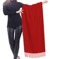 thumbnail image 4 of Shawl Wraps for Women - dark-red Oversized Fall Winter Fashion Blanket Scarf for Women, 4 of 6