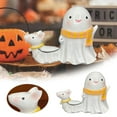 thumbnail image 2 of (2 Pack) Statue de Chien d'Halloween Figurine en Résine pour Décoration de Jardin Intérieur et Extérieur - Design Unique de Chien Marchant pour Exposition sur Table, 2 of 7