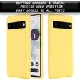 thumbnail image 3 of Designed for Google Pixel 7 Pro 2022 Case,Slim Liquid Silicone Rubber Shockproof Phone Cover with Wrist Strap Soft Anti-Scratch Microfiber Lining Protection Case for Google Pixel 7 Pro (Yellow), 3 of 8