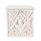 thumbnail image 1 of Caja de almacenamiento de la cuerda de algodón de la caja de algodón del tejido de escritorio retro 1pc (beige), 1 of 5